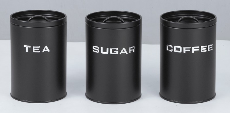 Conjunto de 3 botes de té + café + azúcar