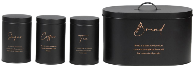 Conjunto de 4pcs Breadbin