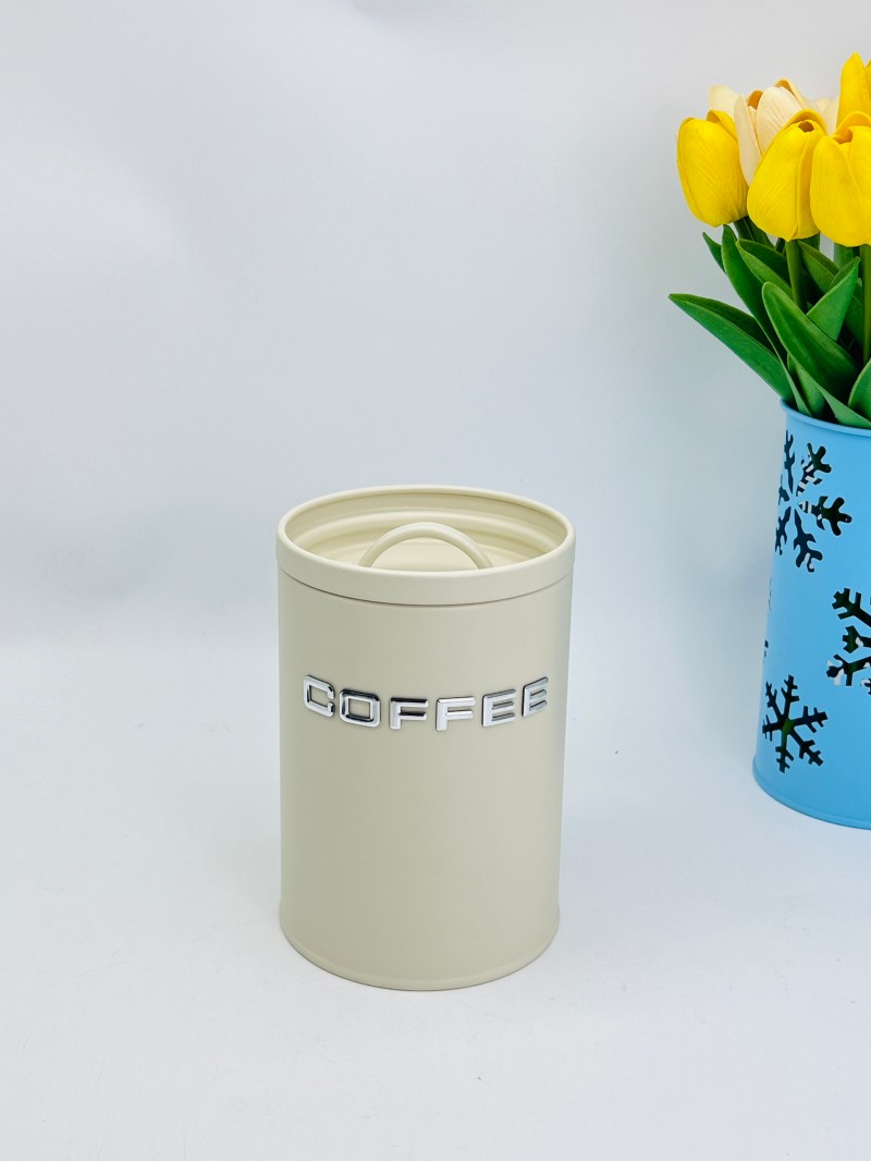 Runde Kaffeebehälter