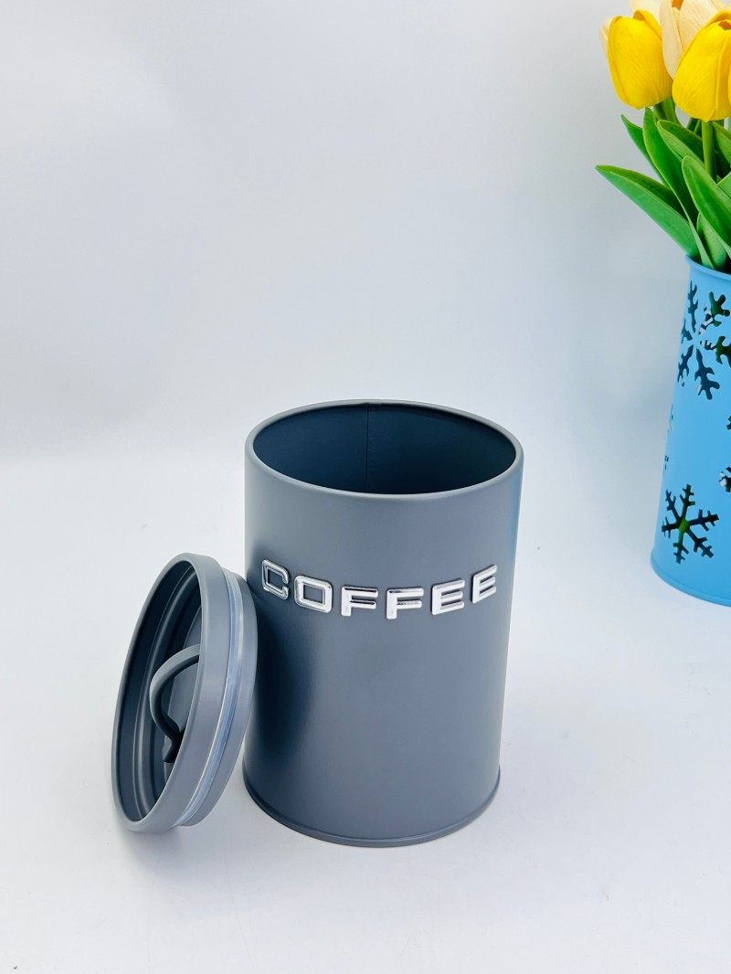 Runde Kaffeebehälter