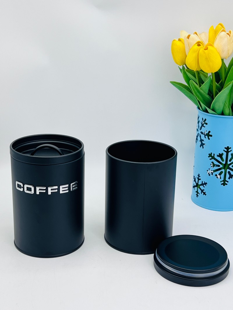 Runde Kaffeebehälter
