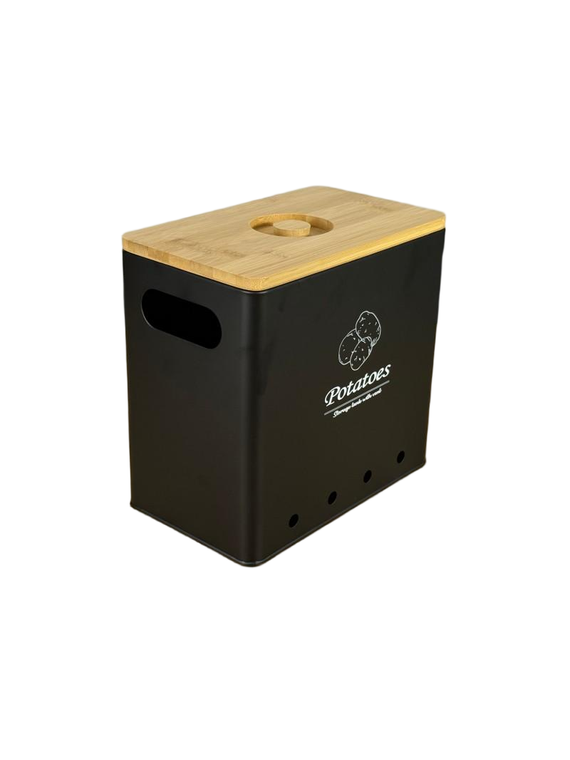 Quadratischer Kartoffelkörper (Bambusdeckeldicke 15mm)