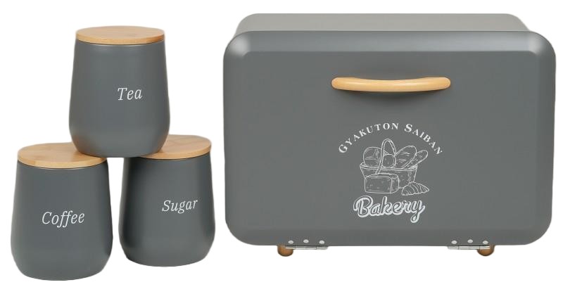 Front Flip Deckel Brot Box mit konischer Behälter