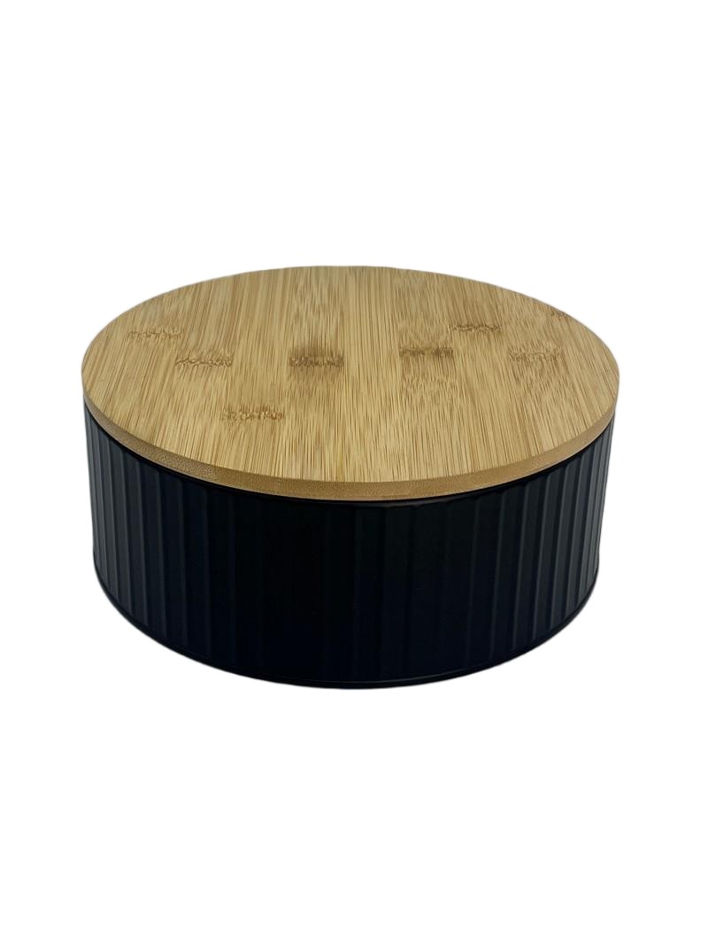 Runde Brotbox mit Bambusdeckel
